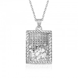 Gümüş Esma'ül Hüsna Yazılı Kolye Gümüş Esma'ül Hüsna Yazılı Kolye