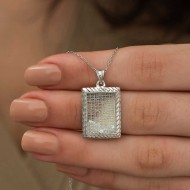 Gümüş Esma'ül Hüsna Yazılı Kolye Gümüş Esma'ül Hüsna Yazılı Kolye