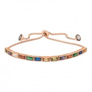 Gümüş Rose Miix Baget Taşlı Asansör Bileklik Gümüş Rose Miix Baget Taşlı Asansör Bileklik