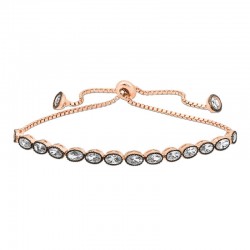 Gümüş Rose Oval Kesim Elmas Montür Asansör Bileklik Gümüş Rose Oval Kesim Elmas Montür Asansör Bileklik