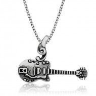Gümüş Gitar Kolye Gümüş Gitar Kolye