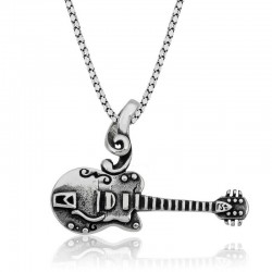 Gümüş Gitar Kolye Gümüş Gitar Kolye