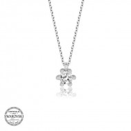 Swarovski Taşlı Gümüş Tektaş Bayan Kolye Swarovski Taşlı Gümüş Tektaş Bayan Kolye