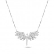 Gümüş Mikail Meleği Bayan Kolye Gümüş Mikail Meleği Bayan Kolye