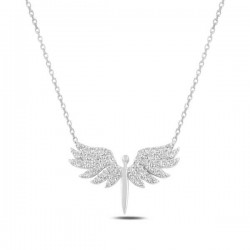 Gümüş Mikail Meleği Bayan Kolye Gümüş Mikail Meleği Bayan Kolye