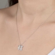 Swarovski Taşlı Gümüş Erkek Kız Çocuk Bayan Kolye Swarovski Taşlı Gümüş Erkek Kız Çocuk Bayan Kolye