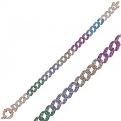 Gümüş Renkli Taşlı Gurmet Bayan Bileklik Gümüş Renkli Taşlı Gurmet Bayan Bileklik