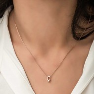 Gümüş Rose 3 Boyutlu Ç Harf Bayan Kolye Gümüş Rose 3 Boyutlu Ç Harf Bayan Kolye