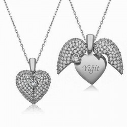 Gümüş Kalbimdeki Sır Kolye Gümüş Kalbimdeki Sır Kolye