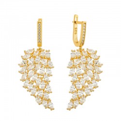 Gümüş Melek Kanadı Küpe Gümüş Melek Kanadı Küpe