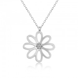Gümüş Çiçek Bayan Kolye Gümüş Çiçek Bayan Kolye