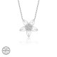 Peraland - Swarovski Taşlı Gümüş Çiçek Bayan Kolye Swarovski Taşlı Gümüş Çiçek Bayan Kolye