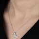 Peraland - Swarovski Taşlı Gümüş Balık Bayan Kolye Swarovski Taşlı Gümüş Balık Bayan Kolye