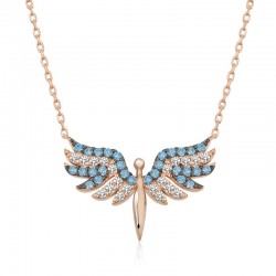 Gümüş Mikail Meleği Bayan Kolye Gümüş Mikail Meleği Bayan Kolye