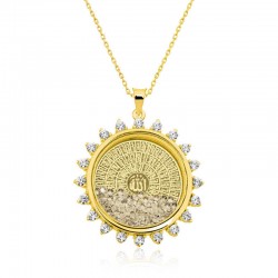 Gümüş Gold Esmaül Hüsna Bayan Kolye Gümüş Gold Esmaül Hüsna Bayan Kolye