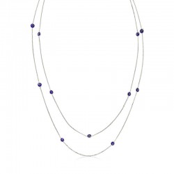 Gümüş Zincir Nazar Bayan Kolye