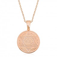 Gümüş Rose Süleyman Mührü Kolye Gümüş Rose Süleyman Mührü Kolye