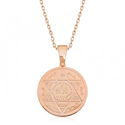 Gümüş Rose Süleyman Mührü Kolye Gümüş Rose Süleyman Mührü Kolye