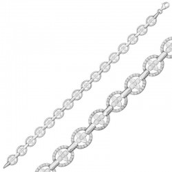 Gümüş Yuvarlak Su Yolu Bayan Bileklik Gümüş Yuvarlak Su Yolu Bayan Bileklik