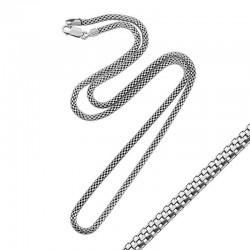 Gümüş Oksitli Erkek Zinciri Gümüş Oksitli Erkek Zinciri