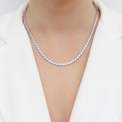 Gümüş Pullu Arpa Zincir Gümüş Pullu Arpa Zincir