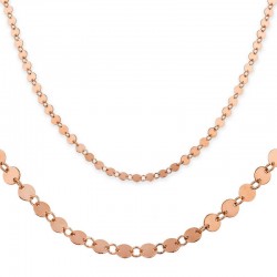 Gümüş Pullu Bayan Zincir Gümüş Pullu Bayan Zincir