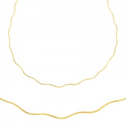 Gümüş Omega Choker Zincir