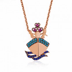 Gümüş Rose Titanik Kadın Kolye Gümüş Rose Titanik Kadın Kolye