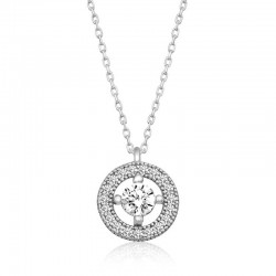 Gümüş Minimal Yuvarlak Tektaş Kadın Kolye Gümüş Minimal Yuvarlak Tektaş Kadın Kolye