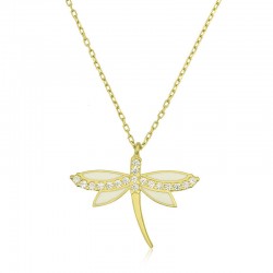 Gümüş Gold Yusufçuk Bayan Kolye Gümüş Gold Yusufçuk Bayan Kolye