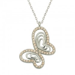 Gümüş Kelebek Kadın Kolye Gümüş Kelebek Kadın Kolye