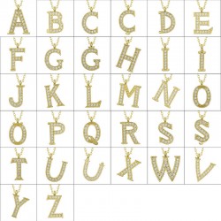 Gümüş Gold Ü Harfi Kadın Kolye Gümüş Gold Ü Harfi Kadın Kolye