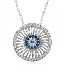 Gümüş Nazar Kadın Kolye Gümüş Nazar Kadın Kolye