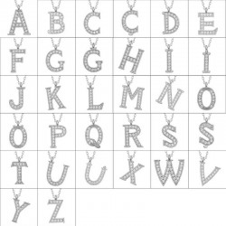 Gümüş Rodyum K Harfi Kadın Kolye Gümüş Rodyum K Harfi Kadın Kolye