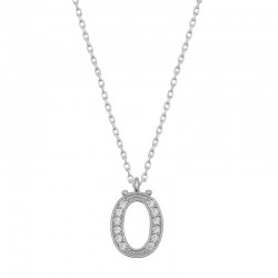 Gümüş Rodyum Ö Harfi Kadın Kolye Gümüş Rodyum Ö Harfi Kadın Kolye