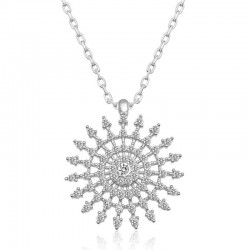 Gümüş Güneş Kadın Kolye Gümüş Güneş Kadın Kolye