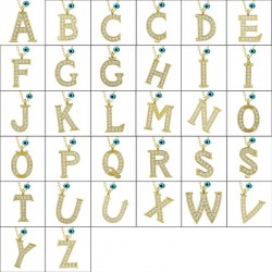 Gümüş Nazar Gold D Harfi Kadın Kolye Gümüş Nazar Gold D Harfi Kadın Kolye