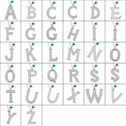 Gümüş Nazar Rodyum Ü Harfi Kadın Kolye Gümüş Nazar Rodyum Ü Harfi Kadın Kolye