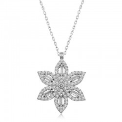 Gümüş Nergiz Çiçeği Kadın Kolye Gümüş Nergiz Çiçeği Kadın Kolye