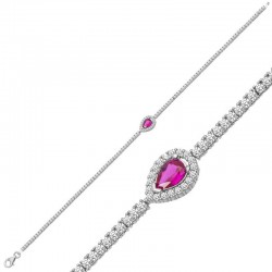 Gümüş Damla Su Yolu Kadın Bileklik Gümüş Damla Su Yolu Kadın Bileklik