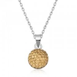 Gümüş Kristal Taşlı Kadın Kolye Gümüş Kristal Taşlı Kadın Kolye