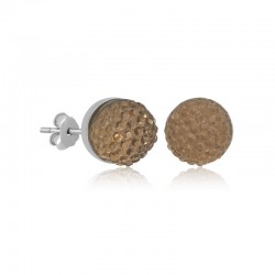 Gümüş Kristal Çivili Kadın Küpe Gümüş Kristal Çivili Kadın Küpe