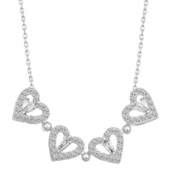 Gümüş Kalpli Açılabilen Yonca Kadın Kolye Gümüş Kalpli Açılabilen Yonca Kadın Kolye