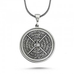 Gümüş İhlas Felak Nas Kafirun Kolye Gümüş İhlas Felak Nas Kafirun Kolye