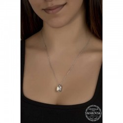 Swarovski Crystal Taşlı Baget Gümüş Kadın Kolye Swarovski Crystal Taşlı Baget Gümüş Kadın Kolye