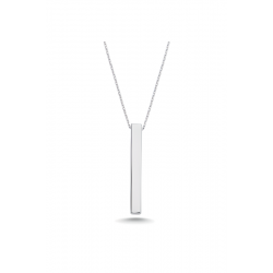 Gümüş Kadın Çubuk Kolye Gümüş Kadın Çubuk Kolye