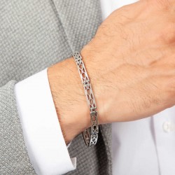 Gümüş Oksitli Erkek Bileklik Gümüş Oksitli Erkek Bileklik