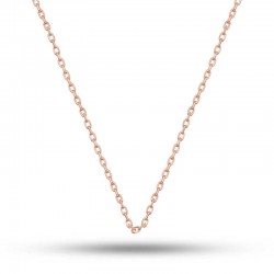 Gümüş Rose 0.30 Mikron 50 Cm Forse Kadın Zincir