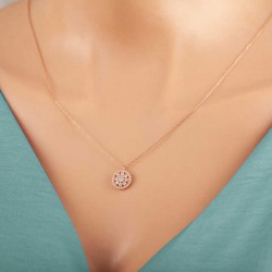 Gümüş Rose Çiçek Kadın Kolye Gümüş Rose Çiçek Kadın Kolye