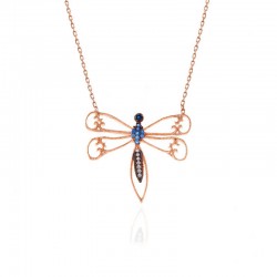 Gümüş Rose Yusufçuk Kadın Kolye